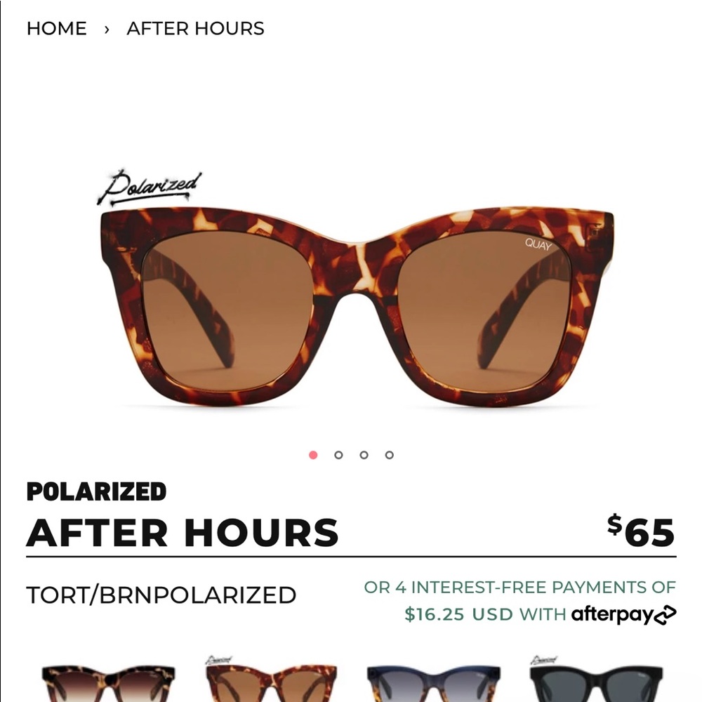 COPY - Brand new polarized Quay Sunglasses